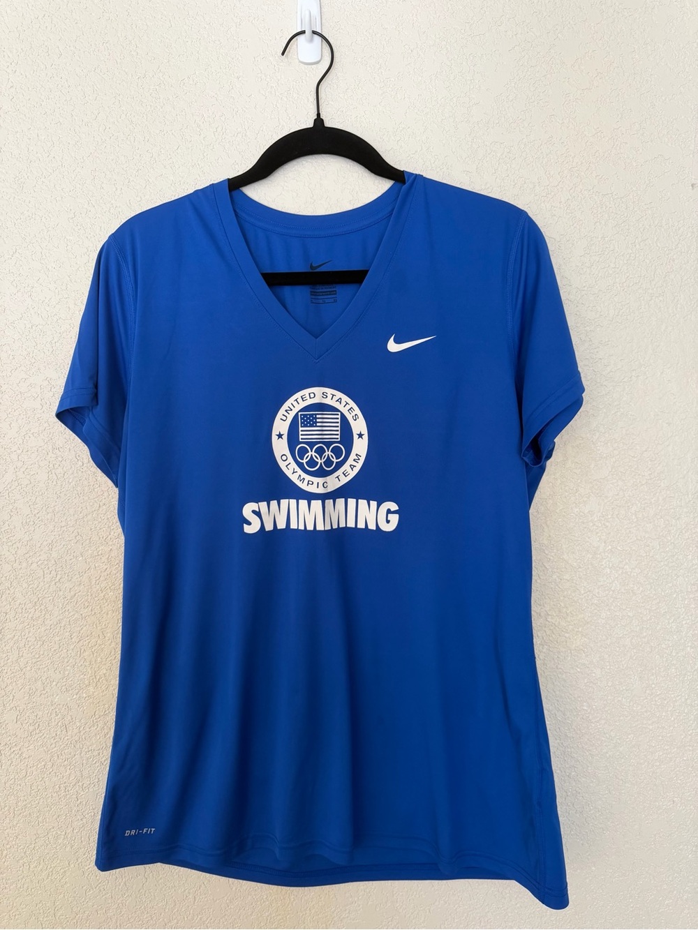 Nike USA Olympic Team Swimming Dri-FIT Performance Shirt Women XL